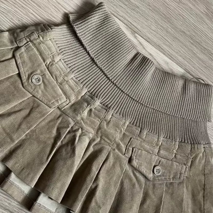 Pleated Y2K Skirt