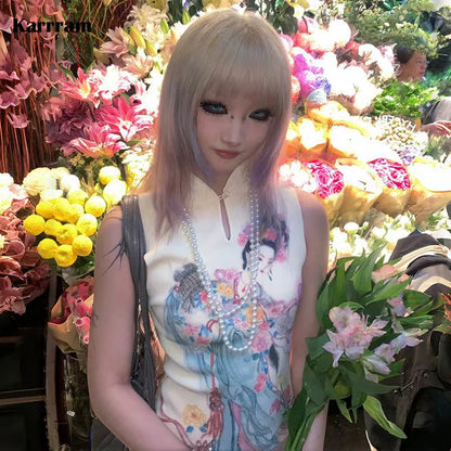 Harajuku Geisha Sleeveless Top 