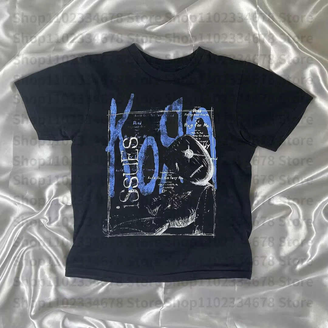 Korn Graphic Crop Top