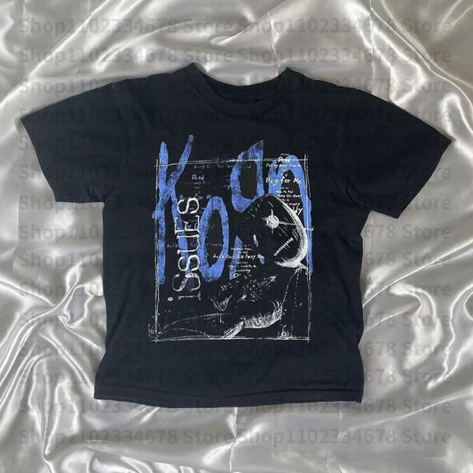 Korn Graphic Crop Top