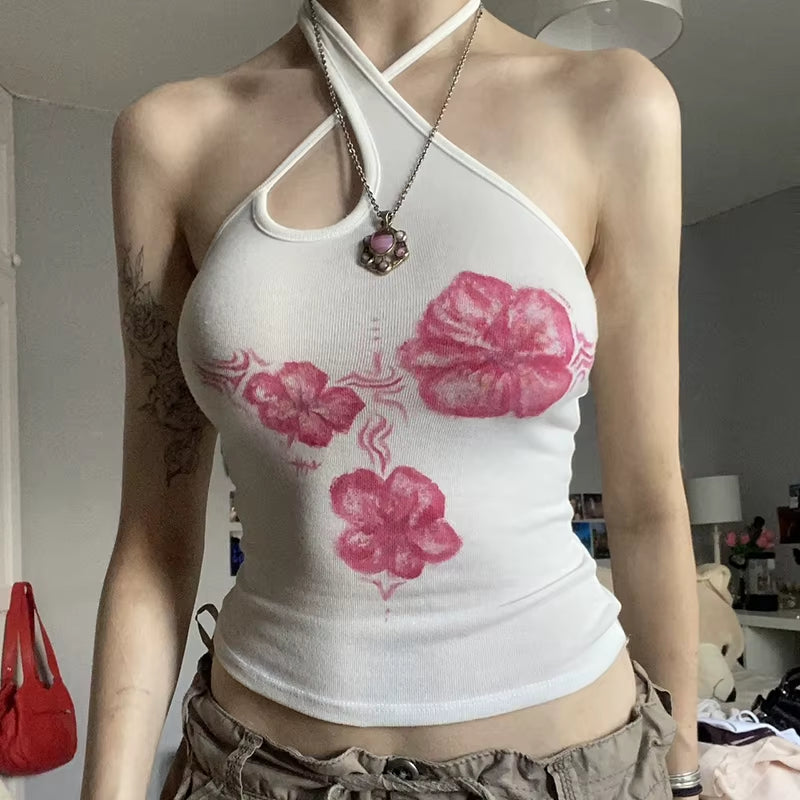 Pink Flowers Tank 