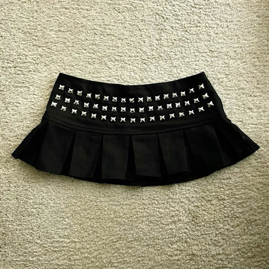 Pleated Skirt Rage Mini Skirt