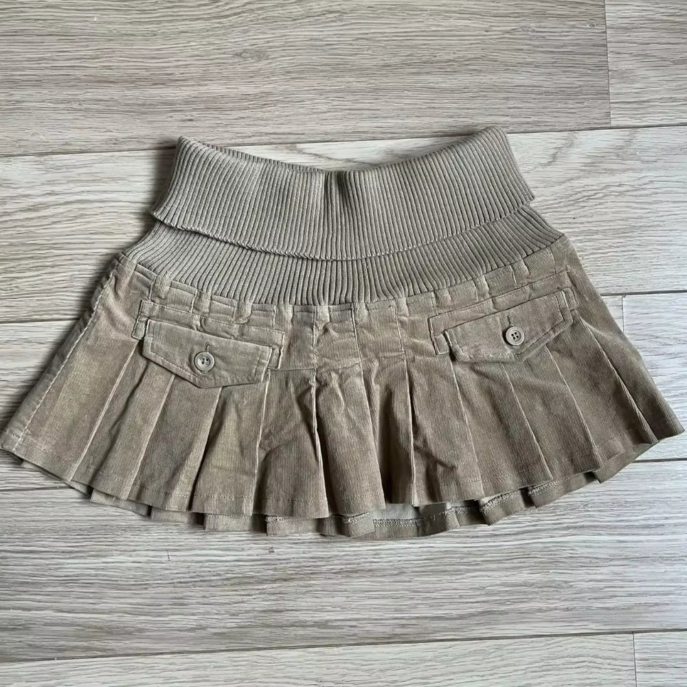 Pleated Y2K Skirt