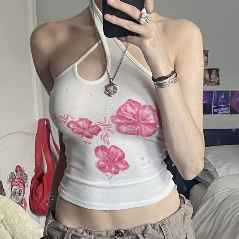 Pink Flowers Tank 